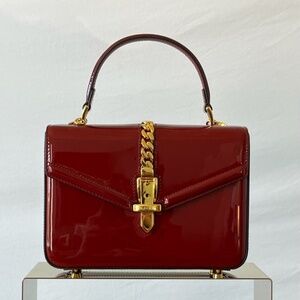 1969 Sylvie small, Burgundy Top handle